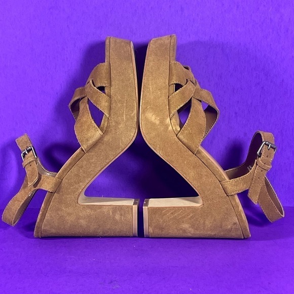 Splendid Women's Brown Suede Platform Piper Sandals Shoe Size 9-NEW - Picture 8 of 10